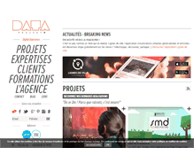 Tablet Screenshot of data-projekt.fr